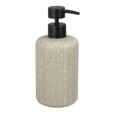Szappanadagoló, Peru, kőagyag, barna pettyes, 450 ml